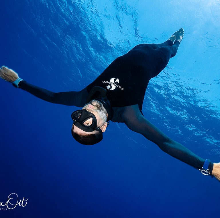 Hugo No Fins Freediving on Curacao