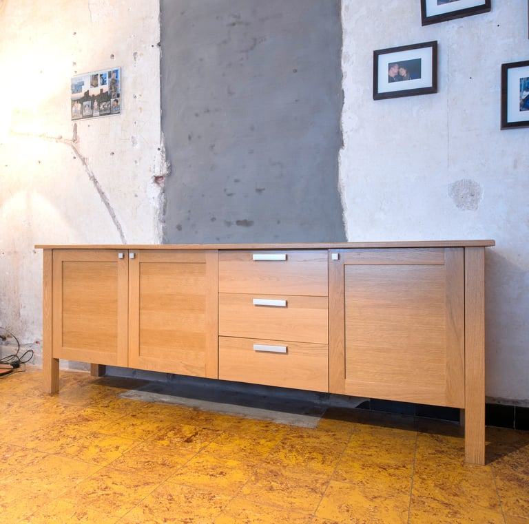 Eiken dressoir op maat