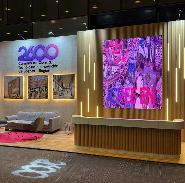 Pantalla LED para evento corporativo en Bogotá