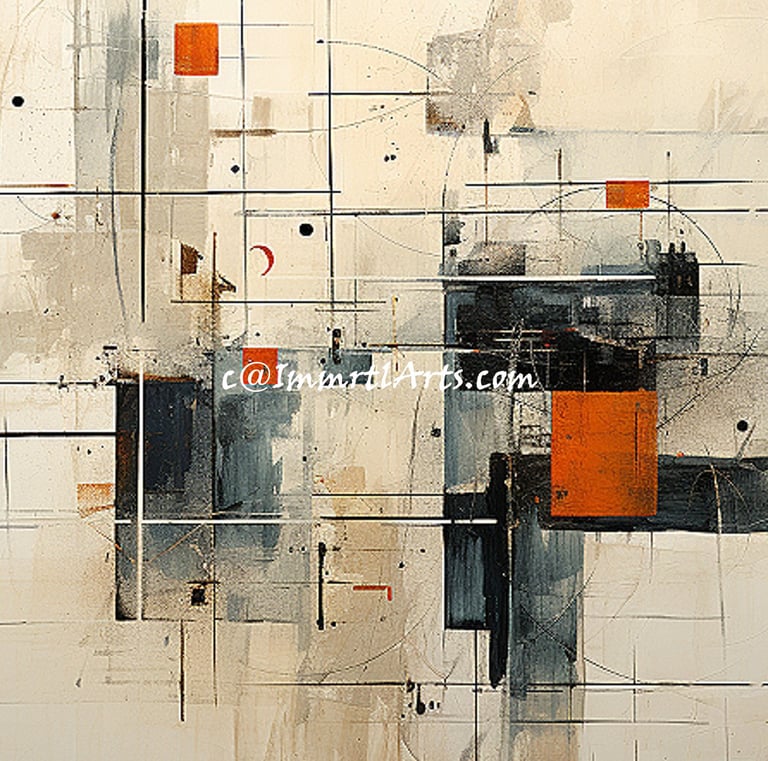 ImmrtlArts : Beyond Boundaries abstract painting description