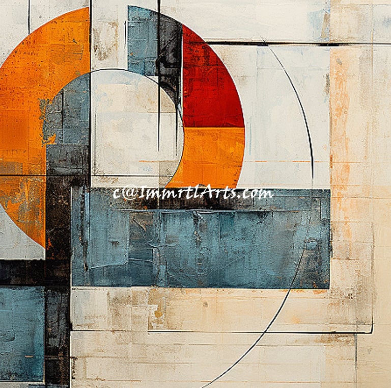 ImmrtlArts : Enchanting Floral Reverie abstract painting description