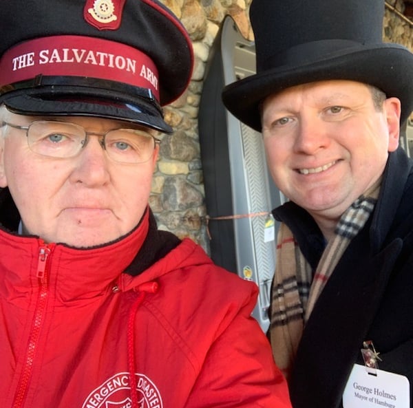 Salvation Army bell ringing