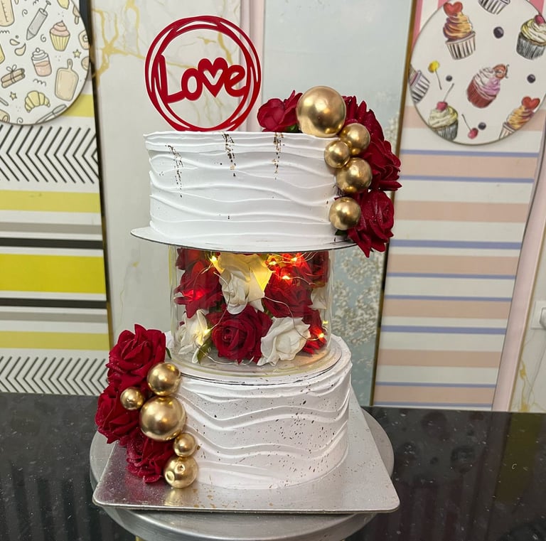 close-up of handcrafted resin coasters made at Aliza Cook Studio