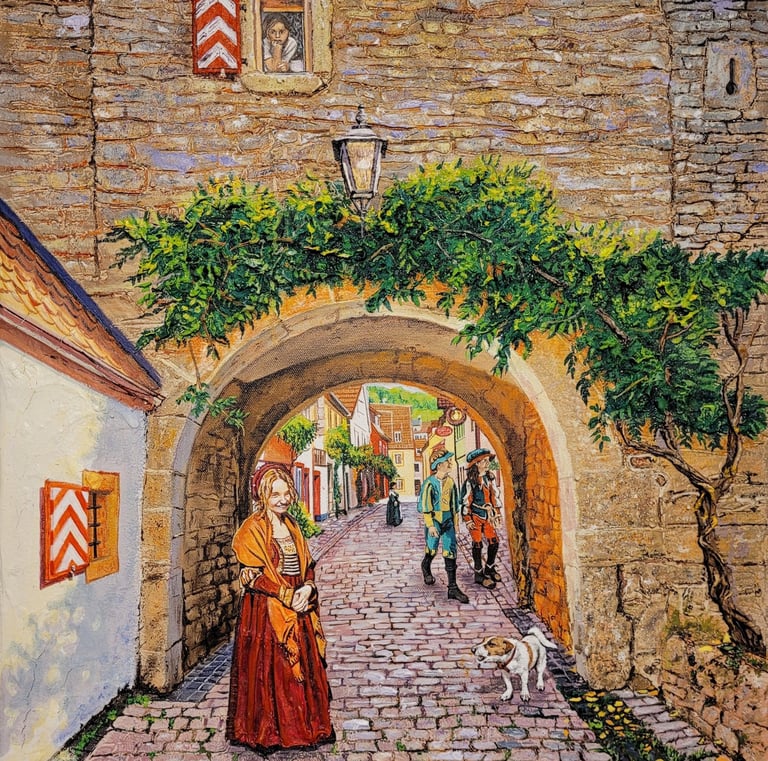 Álvaro Fernández Sáez Mädchen im Turm Sommerhausen
