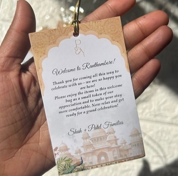 Hamper Tag by Geet Events