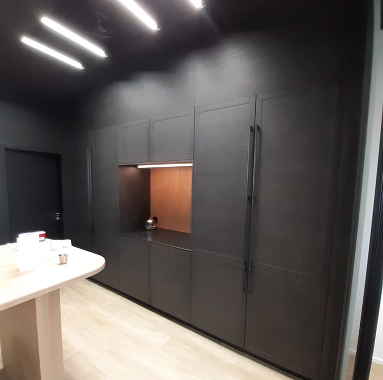 Rangement et cuisine intégrée en entreprise - DEPETRIS DESIGN