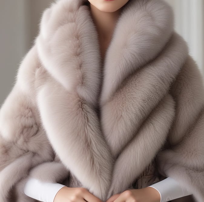 A cozy indoor setting featuring a woman in a chic sweater.