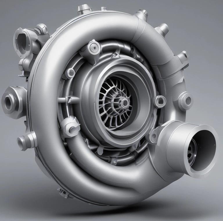 Aerial shot of a sustainable energy plant nestled in a green landscape.