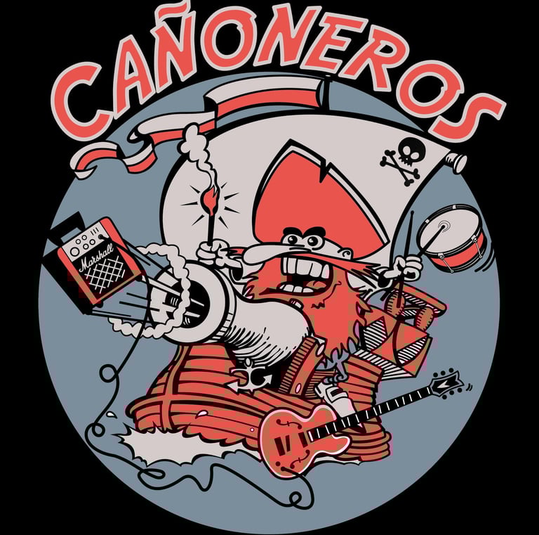 Cañoneros es una banda de versiones del mejor pop rock español de las últimas décadas