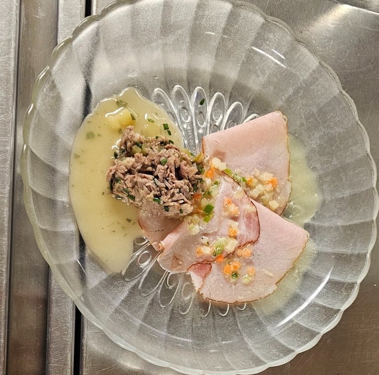 Tafelspitz Terrine und Rippli Carpaccio