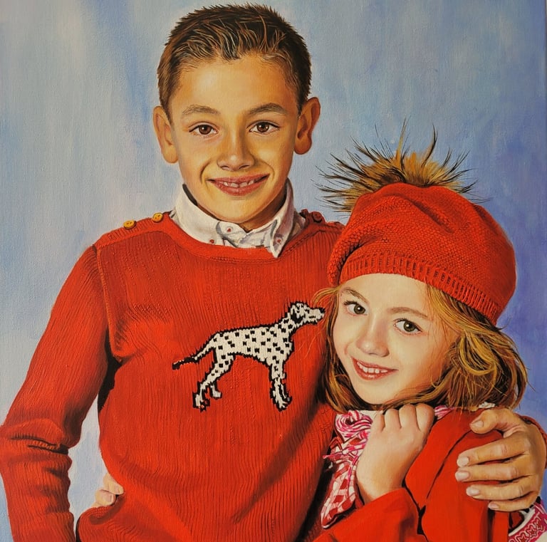 Álvaro Fernández Sáez Alonso & Daniela Portrait