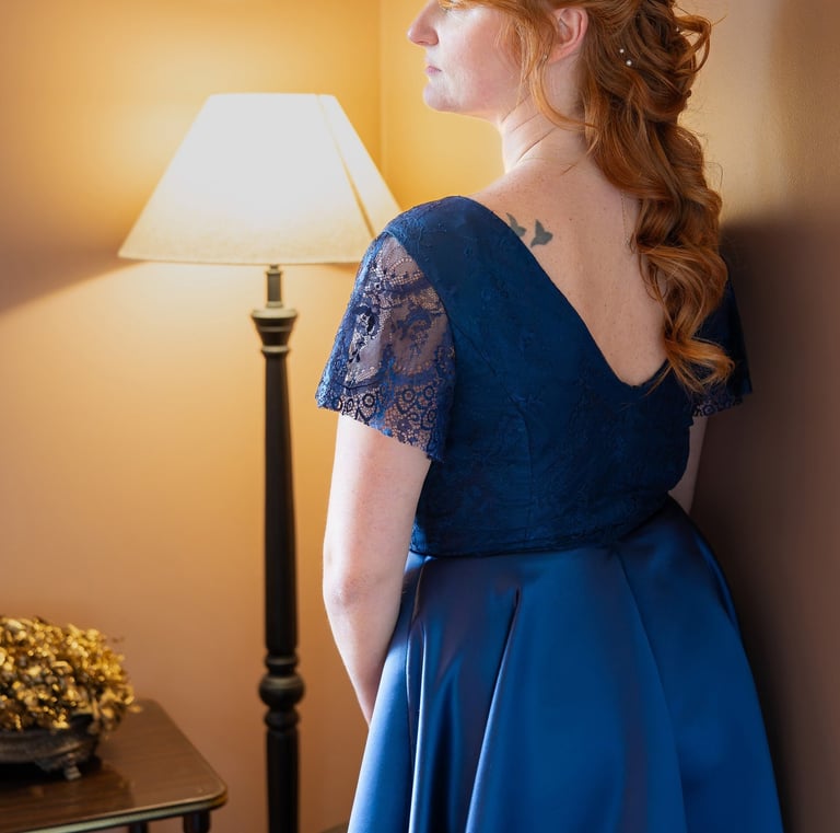 Robe de soirée Blue Moon