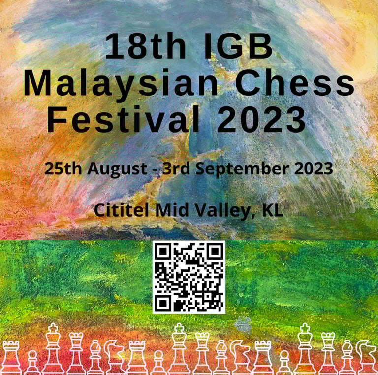 18th IGB Malaysian Chess Festival 2023 at Cititel Midvalley KL
