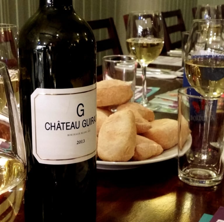 Christmas wine tasting