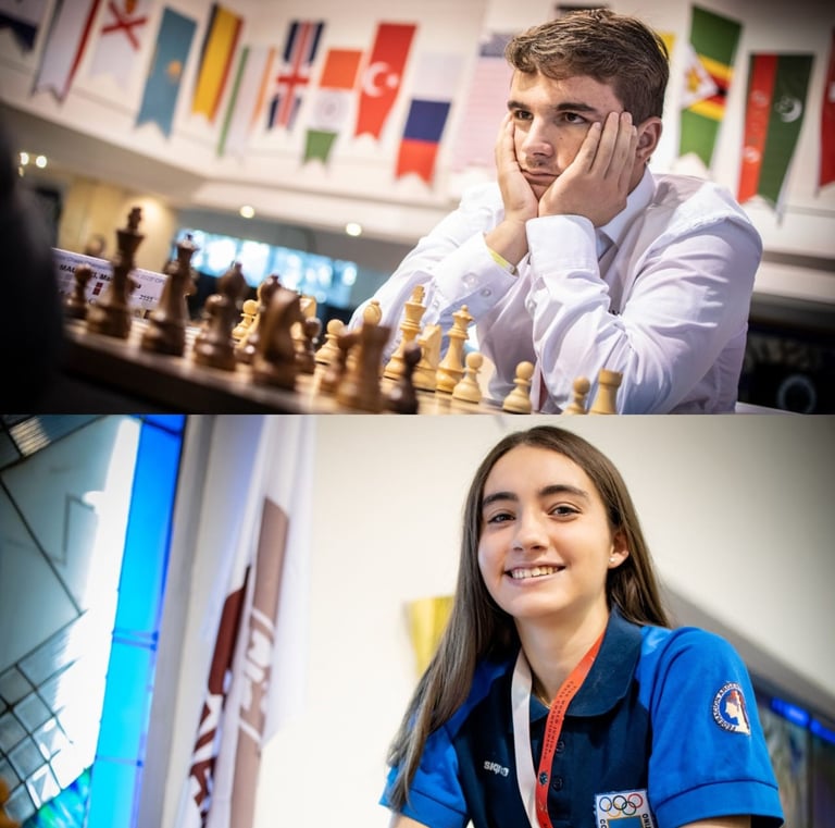 Marc’Andria Maurizzi and Candela Francisco are the FIDE World Junior Champions 2023, in the Open and
