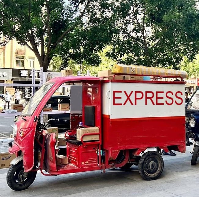 express delivery electric trike