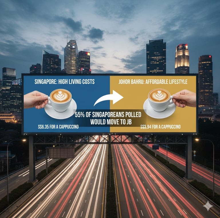 Singaporean living in Johor Bahru while working in Singapore