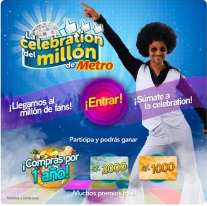 Campaña 360 para Metro Cencosud. Desarrollo wb, app y activaciones BTL