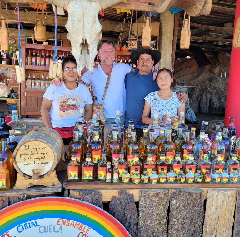 Tienda de mezcal en Oaxaca