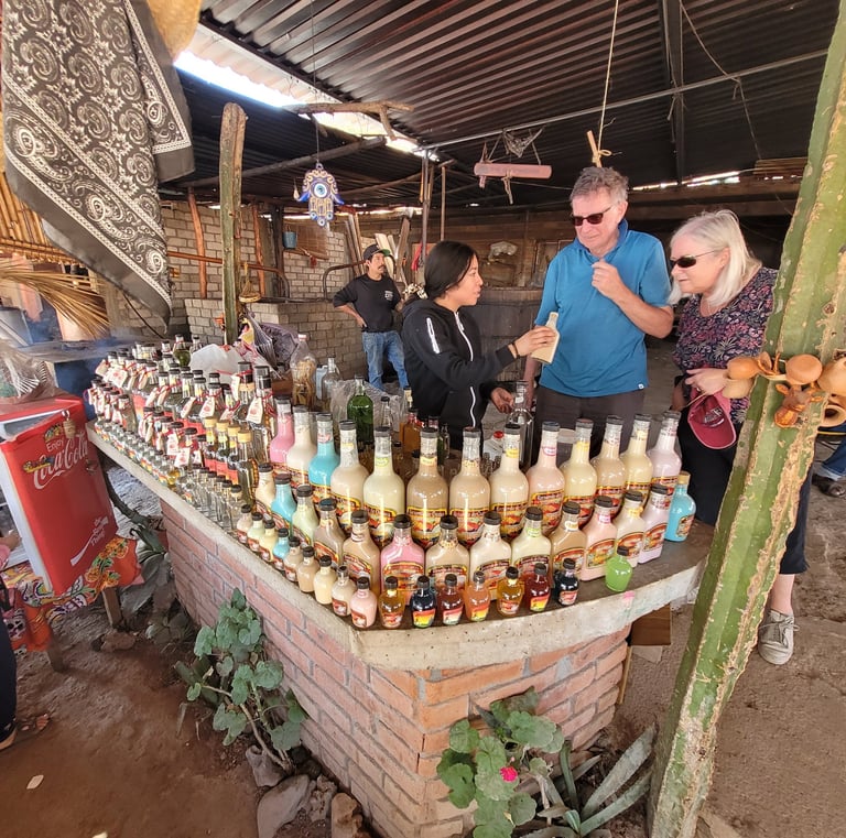 Degustación de mezcal en Oaxaca