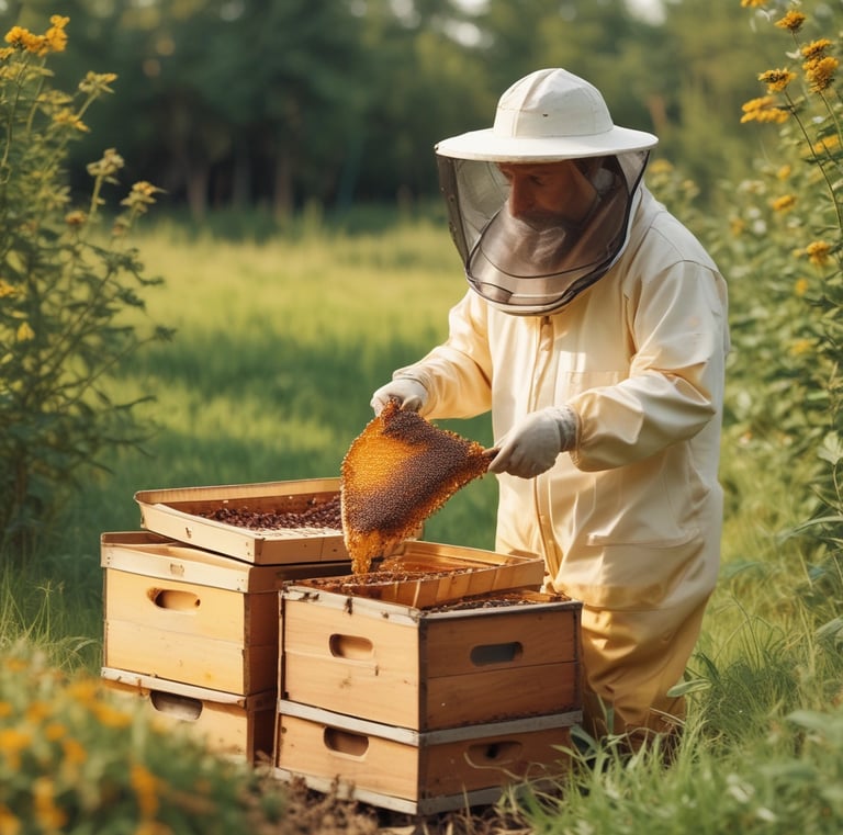 Close-up of fresh Australian wheat grains spilling from a burlap sack.