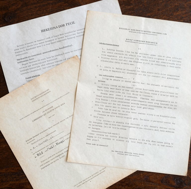 historical documents