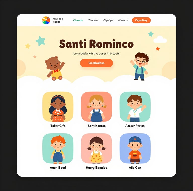 Elegant wedding landing page with soft terracotta accents and RSVP feature visible.
