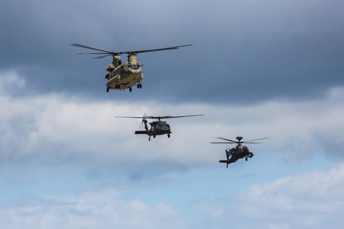Helicopteros de USA en territorio Nicaragüense