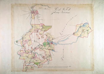 Ekonomijų žemėlapiai XVIII a. - Gardino pvz