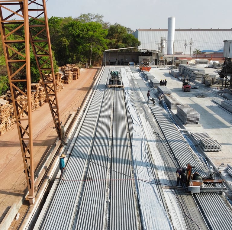 pistas de protenção de fabrica de laje protendida que atende goiania e região