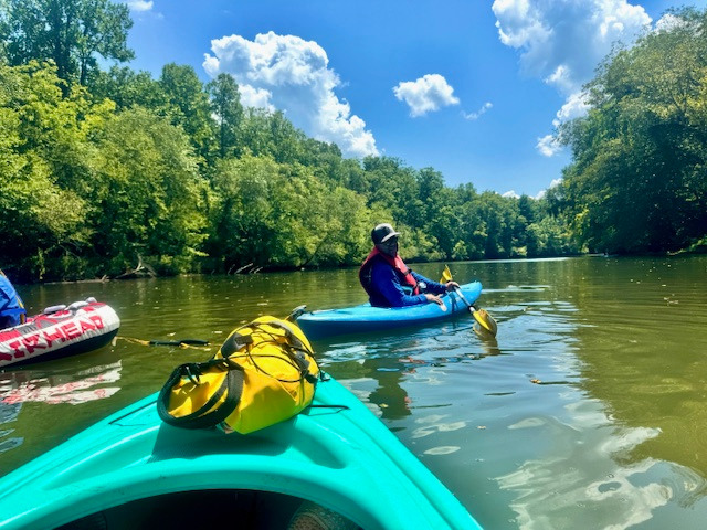 Kayaking on the Chestatee River