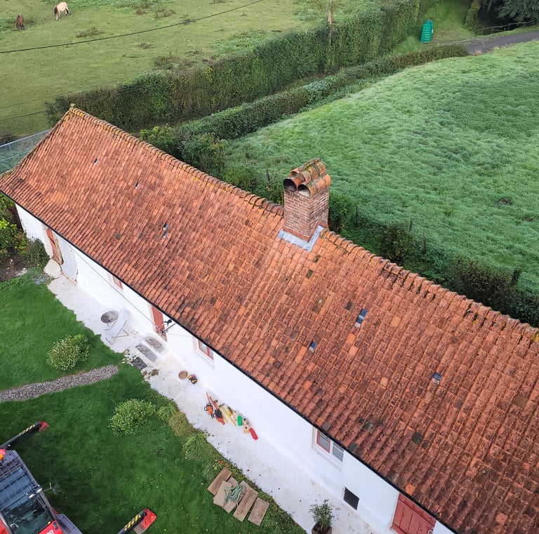 longère vue du ciel
