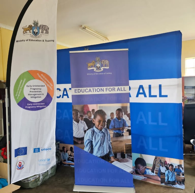 custome created banners for schools