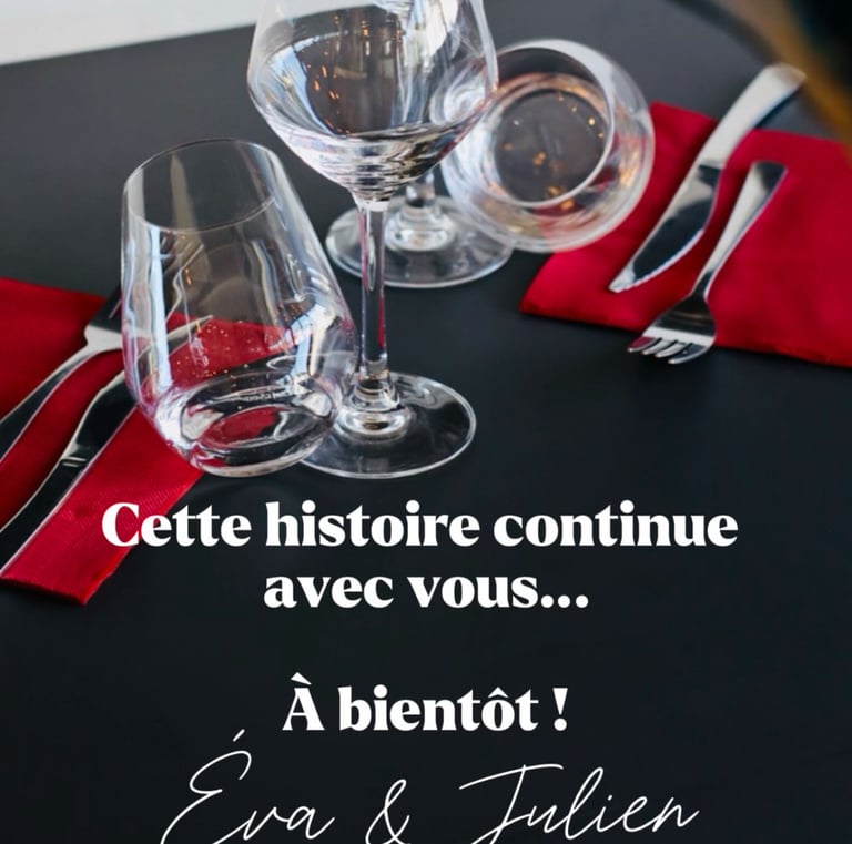 Publication réalisée à l'occasion des 1 an d'un restaurant à Pornichet