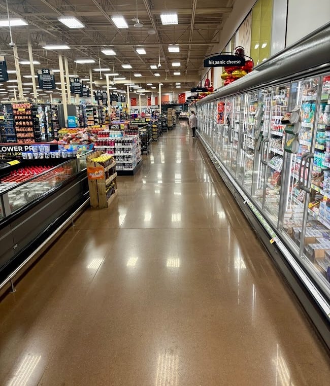 BIG GROCERY STORE FLOOR TILE CARE PRECISION CLEANING SERVICES