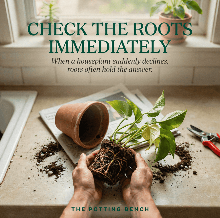 Check the Roots Immediately