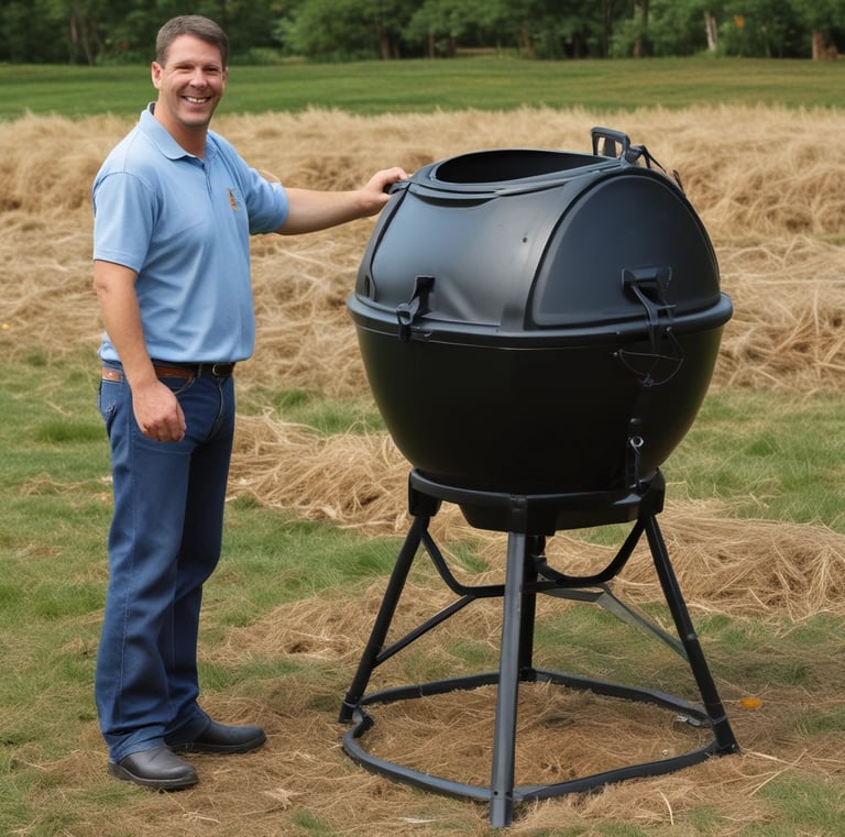 FCMP Outdoor IM4000 Tumbling Composter
