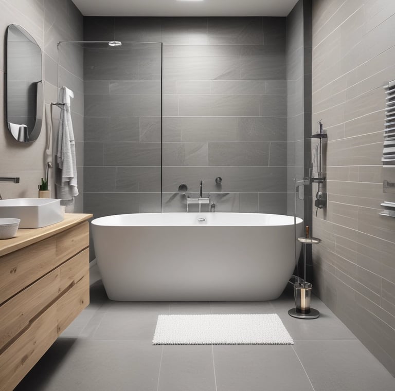 A person wearing a hat and face covering is cleaning the windshield of a red Honda car parked in front of a building with an orange tiled roof and cream-colored doors.