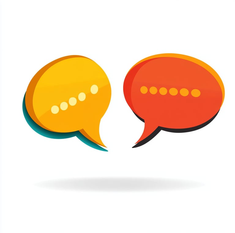 speech bubbles