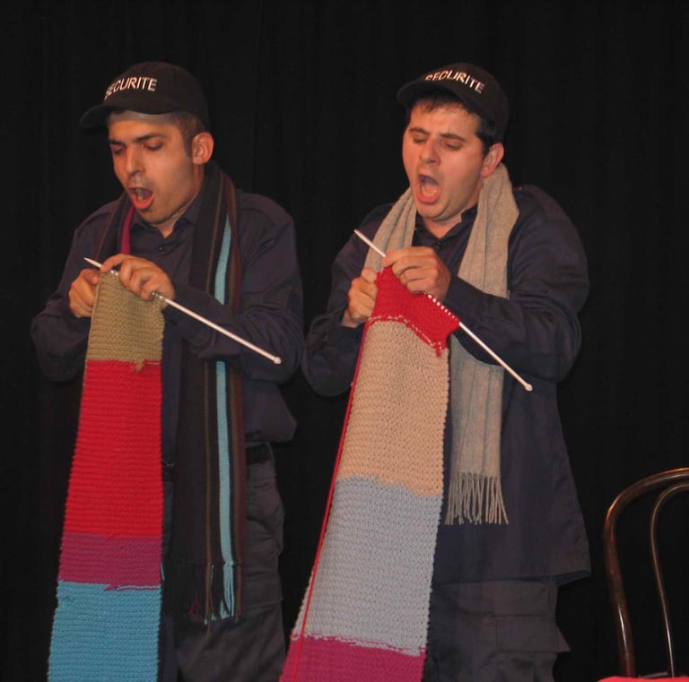 Élèves de première année sur scène 2003 — Comic Academy Paris