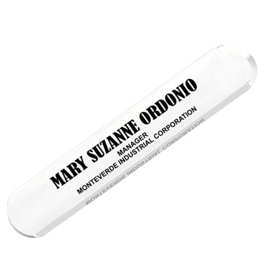 Desk name plate for Mary Suzanne Ordonio, Manager at Monteverde Industrial.