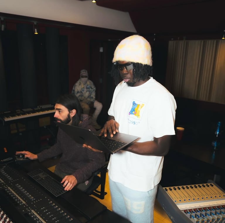 Selecting beats with Bernie V of 4MF