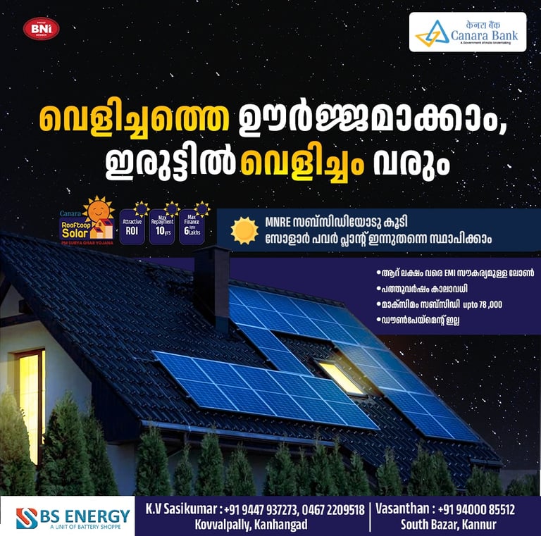 Best Digital Marketing Agency in kasaragod offers creative poster for BS energy