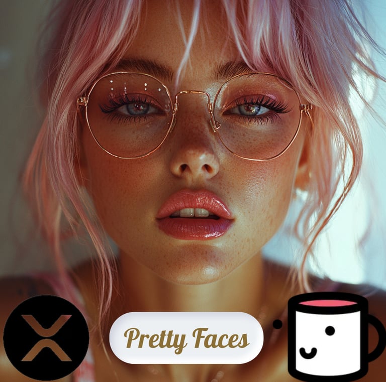 Step into a world of vibrant beauty with Pretty Faces, a stunning NFT collection celebrating color a