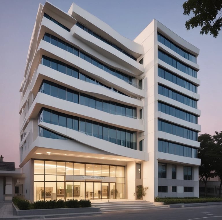 An exterior view of the benz cosmetic hospital.