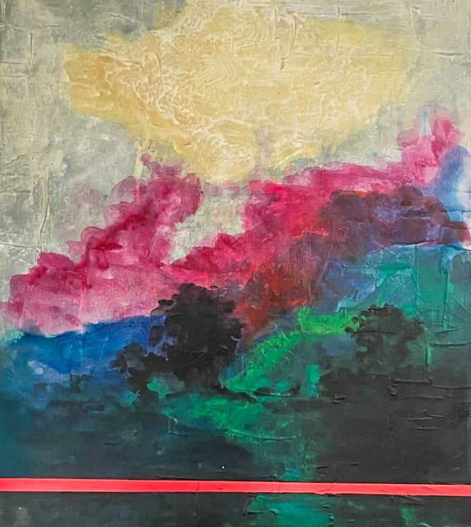 Serie Ventanas - técnica mixta acrílico y oleo sobre lienzo