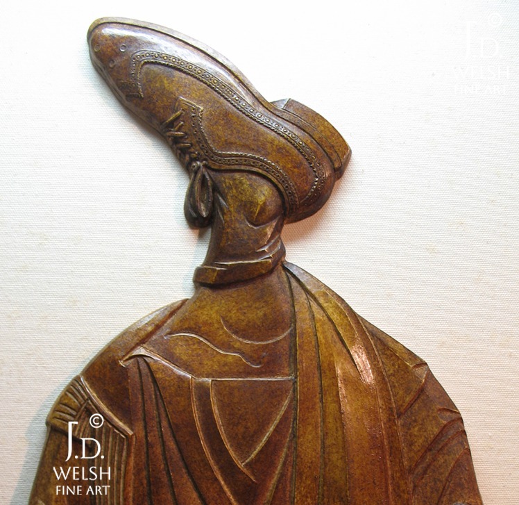 Wingtip Icon - Surrealism - icon - satire - sacred art - Jeremiah D Welsh - JD Welsh Fine Art