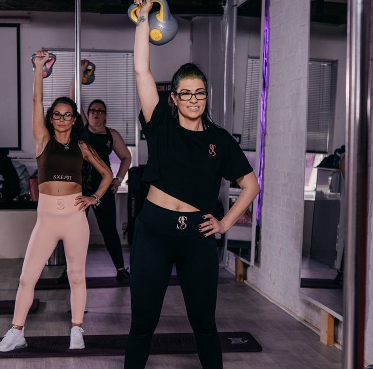 Image from Sxefit Kettlebell class