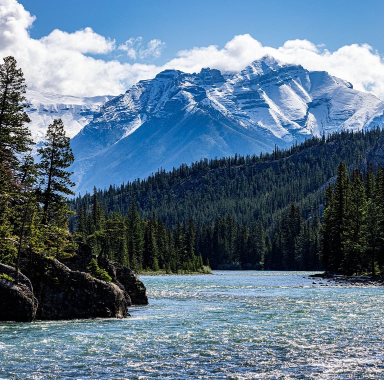 Bow River in Banff