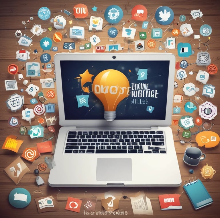 A bustling market scene showcasing various products from different cultures.